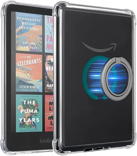 Vista 34 de CoBak Funda transparente para Kindle Paperwhite completamente nuevo de 12ª generación 2024 (7") y Kindle Colorsoft Signature Edition (7"), cubierta