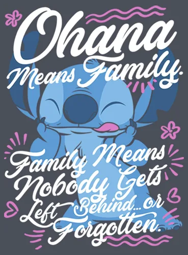 Vista 2 de Disney Camiseta sin mangas para mujer Lilo & Stitch Ohana Family Tri-Blend Racerback