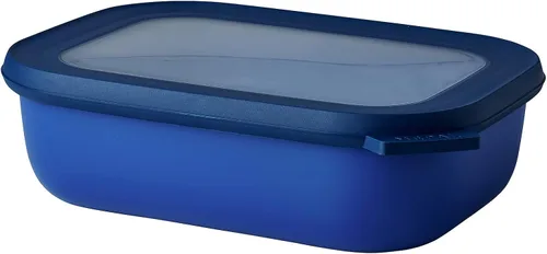 Vista 10 de Mepal Cirqula - Recipiente circular rectangular para almacenar y servir alimentos de 67.6 fl oz / 68 onzas con tapas transparentes, perfecto