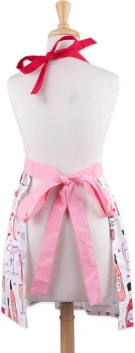 Vista 4 de DII Women's Spring & Summer Apron Collection Adjustable, Two Large Pockets & Extra Long Ties, One Size Fits Most Sip Sip Hurra