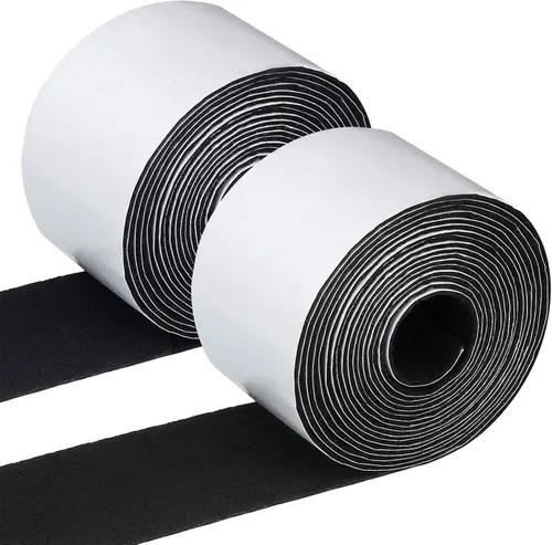 Vista 13 de Shappy Paquete de 2 tiras de fieltro con parte trasera adhesiva, rollo de cinta de fieltro, antideslizantes, autoadhesivas, cortables para muebles