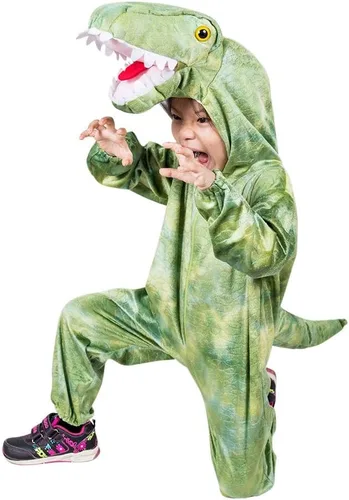 Vista 7 de Dinosaurio T-Rex halloween traje-s, para niño-ren, niños-s, chicas-s, chicos-s, raptor disfraz de fantasía, disfraz raptil, traje de dinosaurio-s