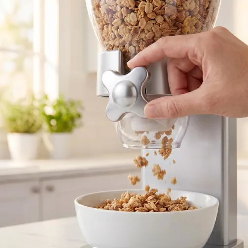 Vista 5 de Dispensador único Zevro de alimentos secos, Dispensador doble