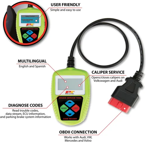 Vista 2 de Performance Tool W3000 Herramienta electrónica de freno de estacionamiento, verde