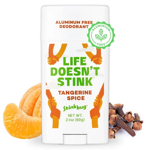 Vista 29 de Stinkbug Naturals - Desodorante orgánico sin aluminio con aceite de coco y aceites esenciales, sin parabenos, desodorante para piel sensible, 2.1