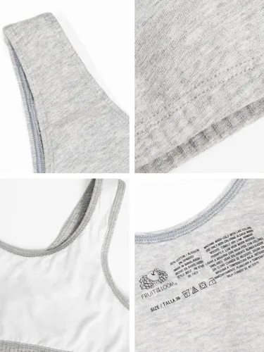 Vista 5 de Fruit of the Loom Sujetador deportivo para mujer
