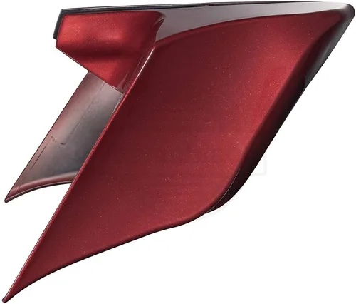 Vista 14 de Cubiertas laterales Harley Big Blue Pearl, cubiertas laterales estiradas, paneles laterales extendidos para Harley Touring 2009, 2010, 2011, 2012