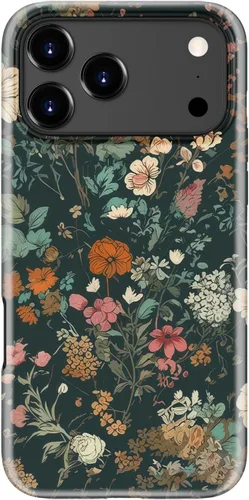 Vista 26 de LUMARKE Funda para iPhone 14/iPhone 13, lindo Y2K floral, carga inalámbrica Mosaico Tortuga Shell