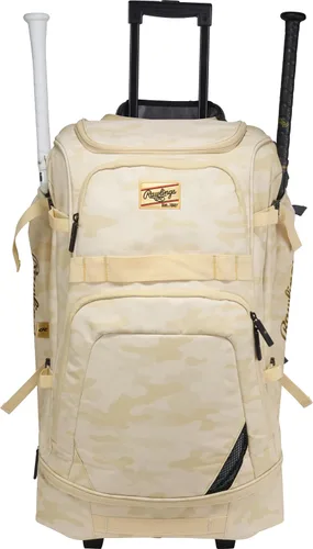 Vista 9 de Rawlings Bolso de equipo con ruedas de la COLECCIÓN ORO Béisbol/Sóftbol Múltiples estilos Negro