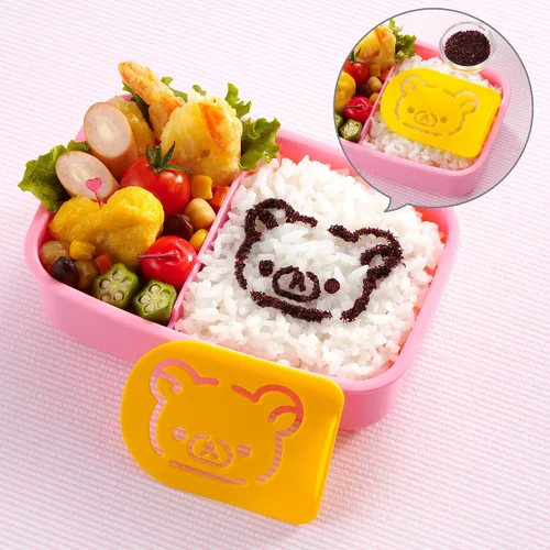 Vista 5 de San-X Rilakkuma Relax Bear - Plantilla de plástico para tartas