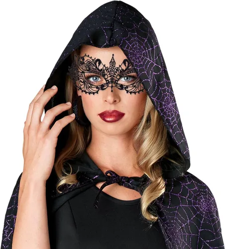 Vista 4 de 2 máscaras de encaje para mujer, para bailes de baile, carnaval de Halloween, fiesta veneciana