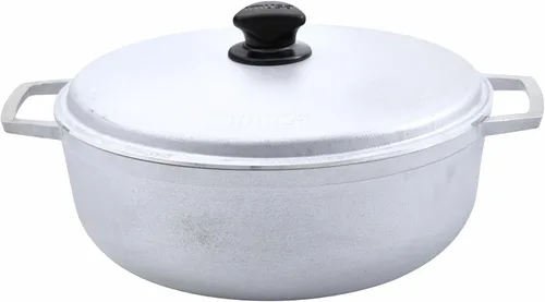 Vista 17 de IMUSA Caldero - Olla con tapa de aluminio de 2 cuartos de galón, aluminio fundido, perfecta para servir grupos pequeños, asas remachadas, fabricada