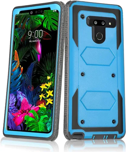 Vista 12 de Asuwish Funda de teléfono para LG G8 ThinQ, híbrida, resistente, a prueba de golpes, a prueba de caídas, cuerpo completo, resistente, teléfono