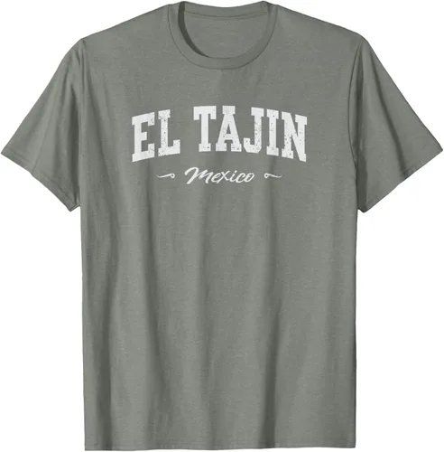 Vista 32 de Camiseta de recuerdo deportivo El Tajin Mexico, Negro