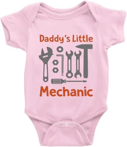 Vista 5 de Daddy's Little Mechanic - Mameluco orgánico para bebé niño y niña
