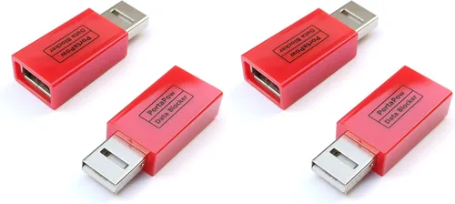 Vista 5 de PortaPow Bloqueador de datos USB - Protege contra el juice jacking (negro, 1)