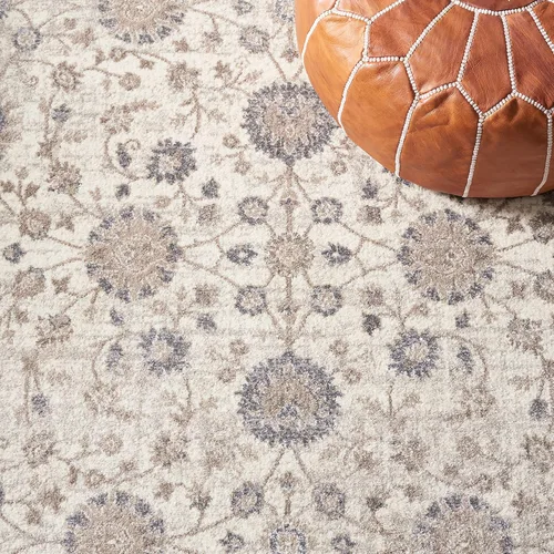 Vista 40 de Safavieh Sofia Collection SOF330B, tapete clásico color gris claro y beige, Polipropileno
