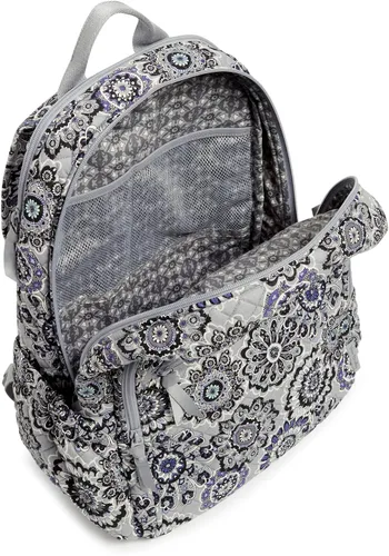 Vista 3 de Vera Bradley - Mochila Campus de algodón para mujer