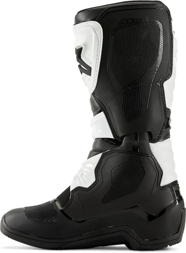 Vista 9 de Alpinestars Tech 3 - Botas de motocross para adulto, Negro/Blanco