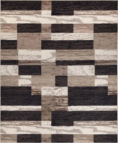 Vista 41 de Superior - Alfombra de pasillo, reverso de yute, moderna, geométrica, para dormitorio, oficina, sala de estar, entrada, suelo de madera dura