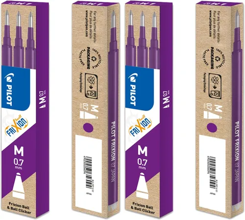 Vista 5 de Pilot Recambios para Frixion Rollerball 0.028 in Punta - Negro, Paquete de 3