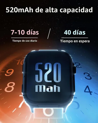 Vista 6 de Parsonver GPS Smart Watch for Men (Answer/Make Calls), 10-Day Battery