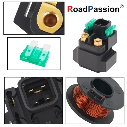 Vista 4 de Road Passion Relé solenoide de arranque para Yamaha Raptor 700 YFM700 2006-2012 Raptor 700R YFM700R 2008 2009 2010 2011 2012