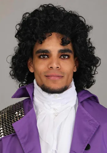 Vista 2 de Disfraz de Leyenda del Rock Morado para Hombre Multicolor