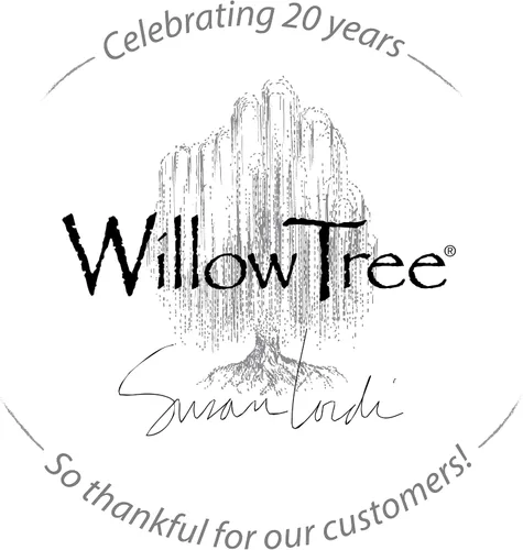 Vista 7 de Willow Tree Comfort, caja de recuerdo esculpida pintada a mano