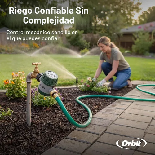 Vista 9 de Orbit 62034 Temporizador de agua mecánico para riego de césped y jardín