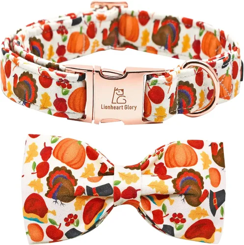 Vista 31 de Lionheart glory Collar de perro con bandera estadounidense, collar de lazo para perro del 4 de julio, resistente y ajustable, patriótico