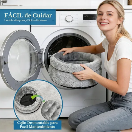 Vista 7 de Cama para gatos de doble capa