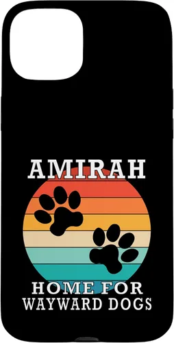 Vista 9 de Amirah Home for Wayward Dogs Family Name Case for iPhone 17