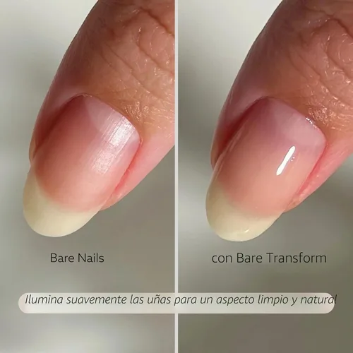 Vista 3 de Dazzle Dry Bare Transform Nail Ridge Filler - Acabado natural (0.5 onzas líquidas) Smooths & Levels Nail Ridges · Natural, Buildable Finish ·
