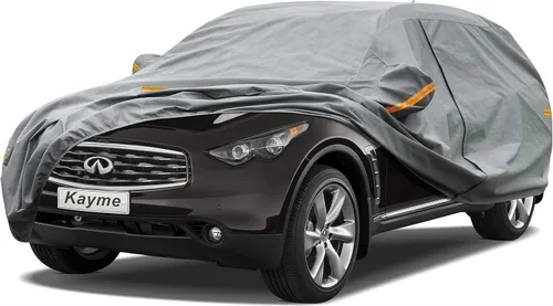 Vista 156 de Kayme Funda de Coche de Servicio Pesado Impermeable para Todo Tipo de Clima, Ajuste Personalizado para Tesla Model S, Cubierta Exterior Completa