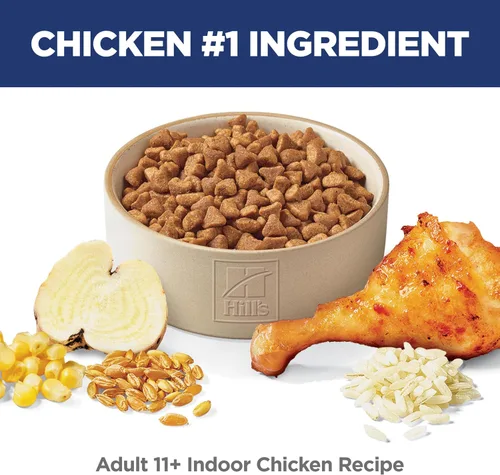 Vista 3 de Hill’s Science Diet Alimento seco para gatos de interior., Adultos 11+