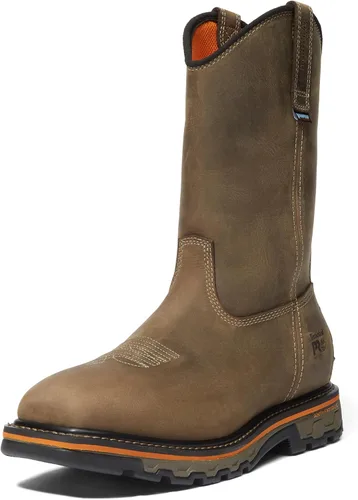Vista 11 de Timberland PRO Botas de trabajo True Grit sin cordones con puntera compuesta para hombre Marrón-2024 Nuevo