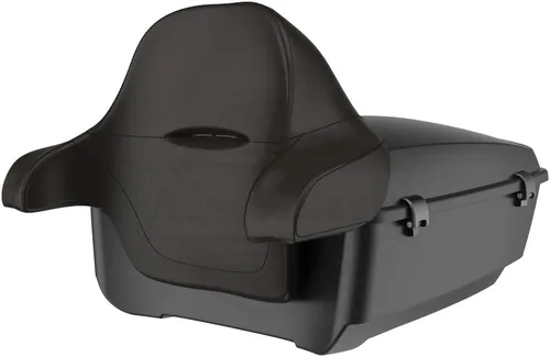 Vista 109 de Moto Onfire King Tour - Maletero con almohadilla de respaldo para Harley Touring 1997+ (Barracuda Silver)