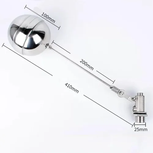 Vista 2 de 316L Stainless Steel Float Ball Valve - 1/2inch & 3/4inch Fully Automatic Water Level Control for Tanks & Towers 1pcs(3/4inch)
