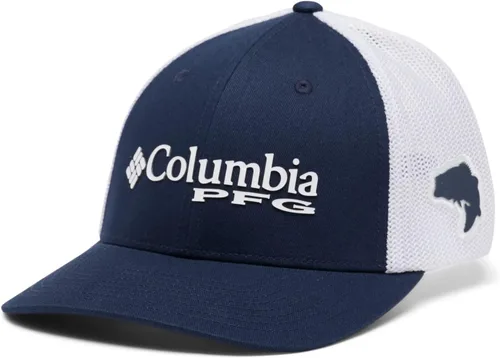 Vista 3 de Columbia Gorra de Béisbol de Malla con Logotipo PFG Unisex para Adultos