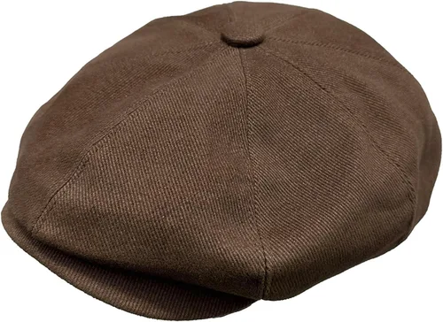 Vista 9 de Newsboy - Gorras de algodón para hombre, gorra de algodón clásica de 8 paneles para mujer (algodón, mezclilla)