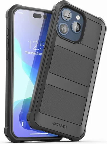 Vista 15 de ENCASED Funda compatible con iPhone 15, protección de grado militar con cobertura de cuerpo completo resistente de 360 grados (iPhone 15)