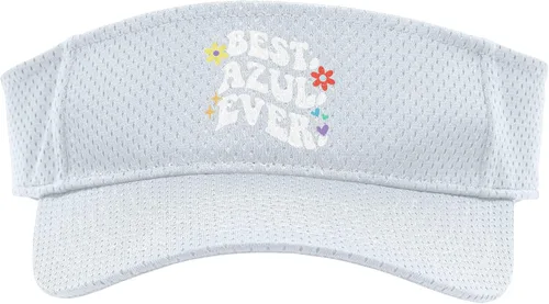 Vista 12 de Retro Groovy Best Azul Ever First Name Mother's Day Girl Sport Sun Visor