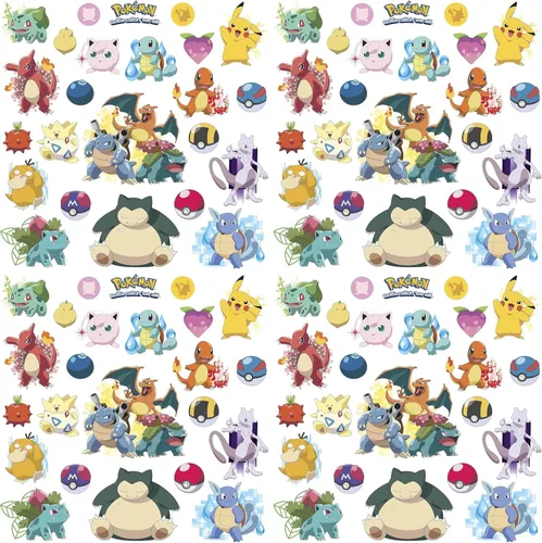 Vista 4 de RoomMates RMK2535SCS Pokemon Iconic - Calcomanías de pared para despegar y pegar
