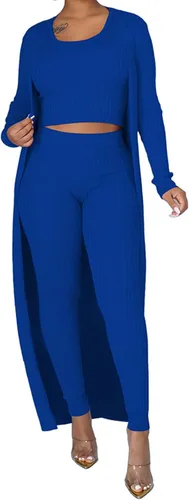 Vista 3 de Fastkoala Conjunto deportivo de 3 piezas para mujer, sin mangas, kimono, cárdigan, salida de baño, pantalones cortos, mallas y pantalones deportivos
