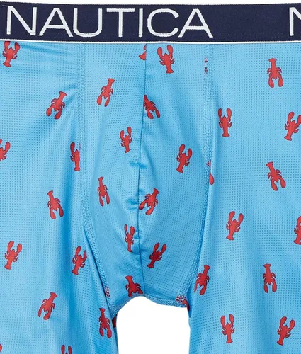 Vista 2 de Nautica Paquete de 3 calzoncillos tipo bóxer de malla ligera elástica para hombre