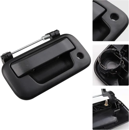 Vista 4 de Pestillo de manija para portón trasero compatible con Ford F150 F250 F350 F450 F550 Super Duty Explorer Lobo 2004-2016, Lincoln Mark LT Reemplazo #