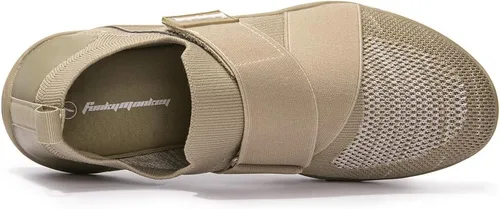 Vista 6 de FUNKYMONKEY Zapatos deportivos acuáticos para hombre, de secado rápido, sin cordones, adecuados para uso casual, caminar, fitness, vadear y otras