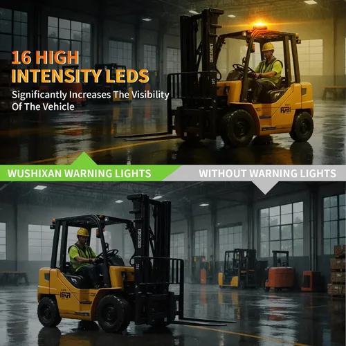 Vista 6 de 1 pieza de luces estroboscópicas para camiones con 25 cables internos, luz de baliza magnética naranja de 12v24v de 6 modos para coche, camión, UTV