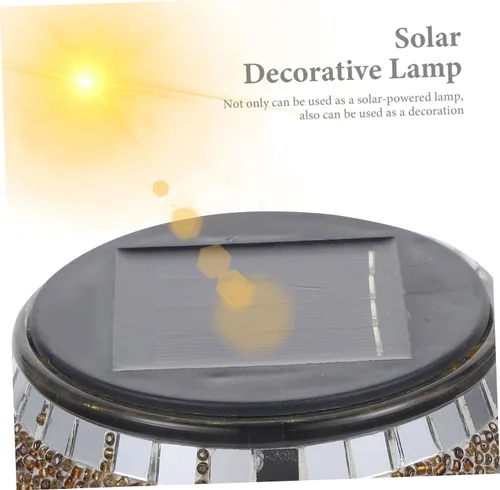 Vista 3 de DOITOOL Lámpara decorativa de luz solar para uso al aire libre Luz de césped LED para atmósfera de jardín